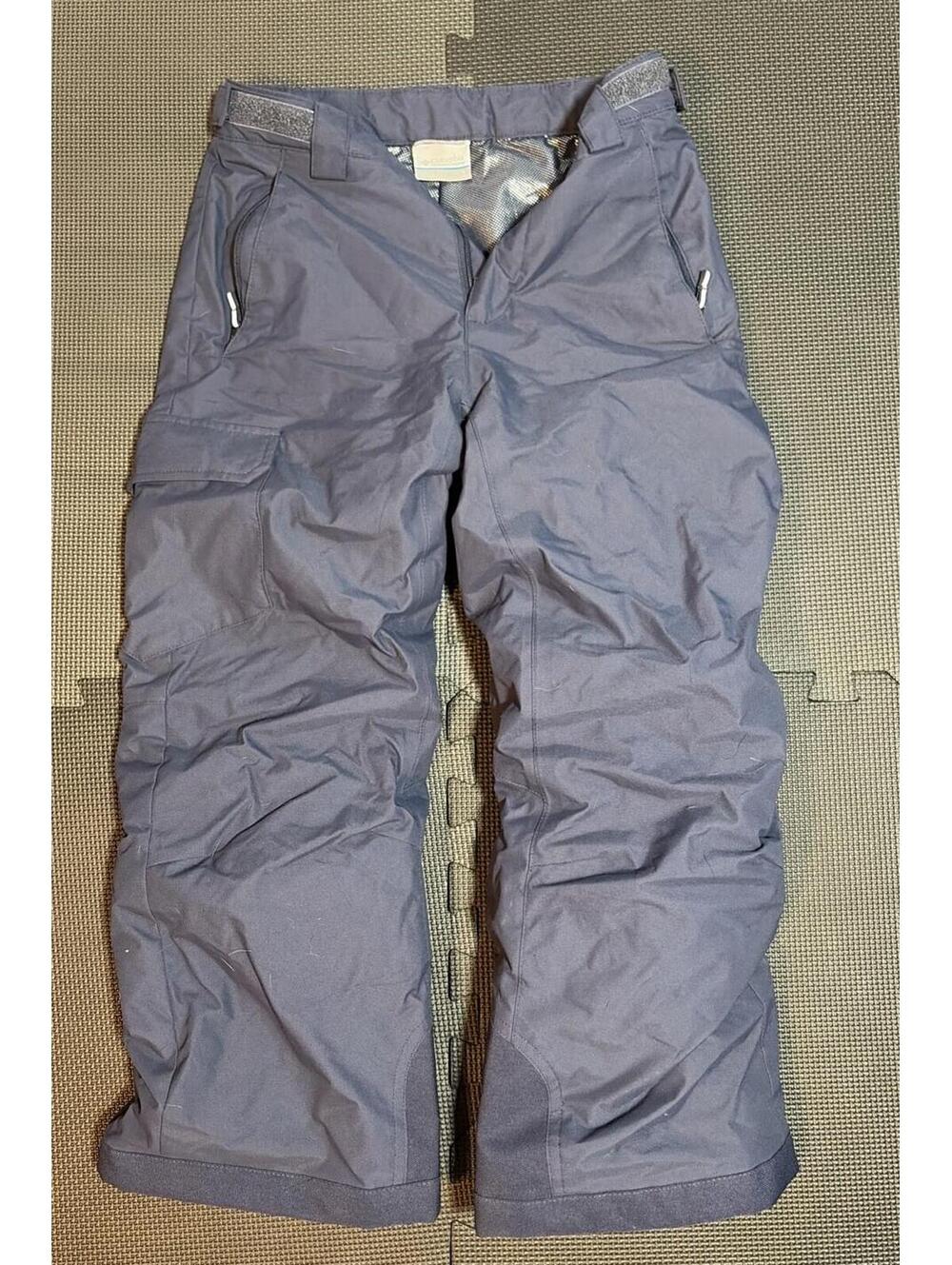 Columbia Bugaboo Omni-Heat Snow Pants Navy Blue Youth Small 8 Waterproof Ski